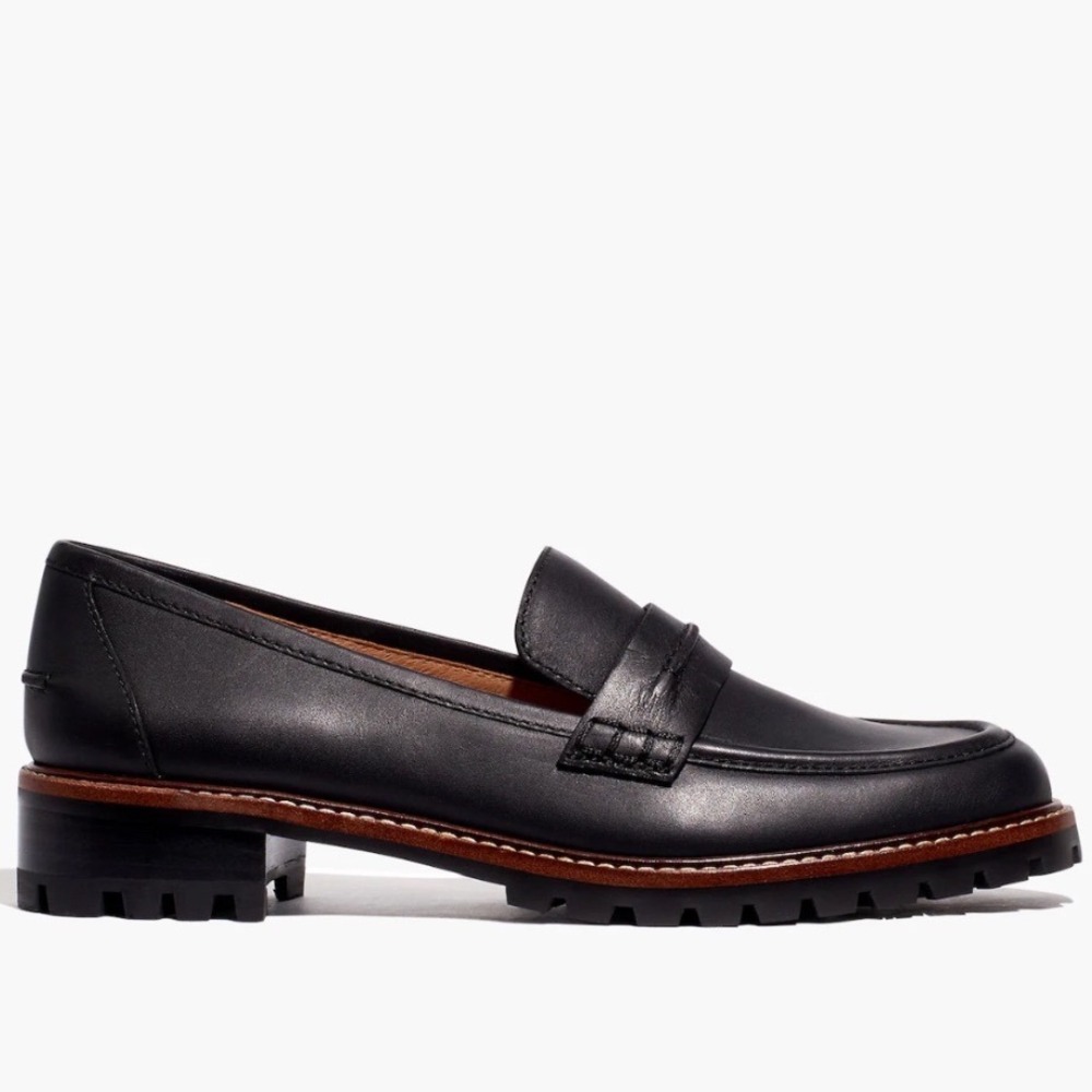 Madewell Vintage Y2K The Corinne Lugsole Italian Loafers Women's Size 8